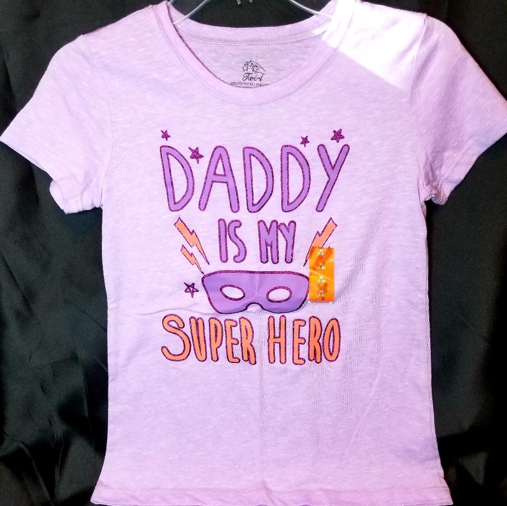 Daddy Is My Super Hero T Shirt